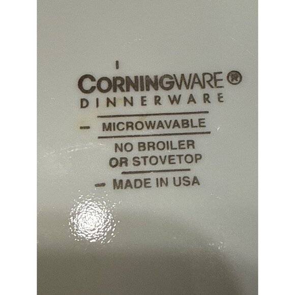 3 CorningWare Classical Garden Pattern Luncheon Plates 8.5-Inch Made In USA - Picture 5 of 5